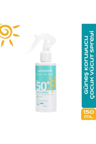 Watsons Çoçuk Güneş Koruyucu Sprey Spf50 150ml