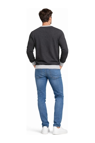 Alexander Gardi Bisiklet Yaka Basic Sweatshirt Unx-145901 Antrasit