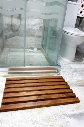 Madam Curie® Ahşap Banyo Paspası Ahşap