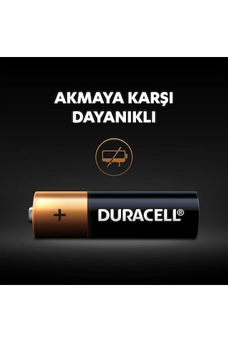 Duracell Basic Alkalin Aa Kalem Piller, 1,5 V Lr6/mn1500, 10 Lu
