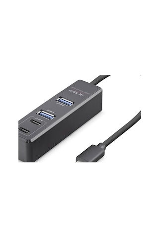 Type-c 3.2 Gen2 Hub 4 Port 10 Gbps Siyah Tu1009 Evimdeyokyok
