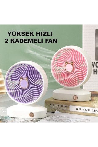 Jialan001 Robeve Mini Masaüstü Vantilatör
