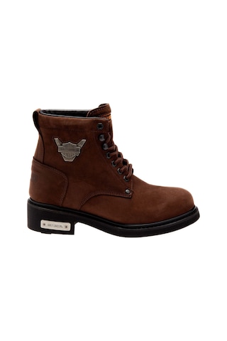 Harley Davidson Gibson Dark Brown Nubuk Erkek Bot Kahverengi