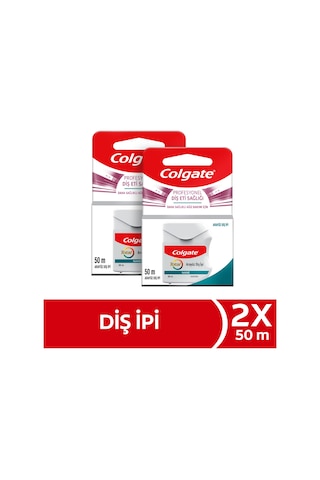 Colgate Total Profesyonel Diş Eti Sağlığı Arayüz Diş İpi 2 x 50 M