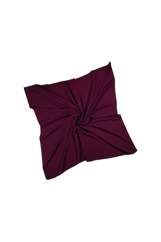 Mim Eşarp Mısırlı Eşarpları Medine Ipeği Büyük Boy Eşarp 110x110 Cm Bordo
