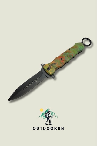 Outdoorun İki Ağızlı Bukalemun Outdoor Kamp Çakı 25,5 Cm Çok Renkli