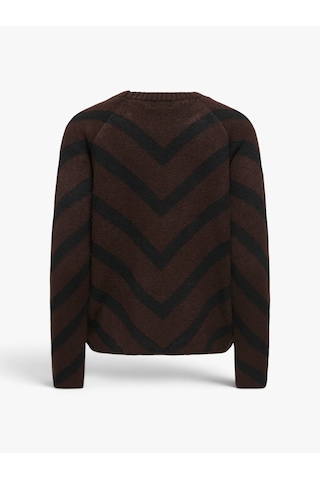 Only Onlelıza L/s Pullover Knt Noos Kadın Kahverengi Kazak - 15191792