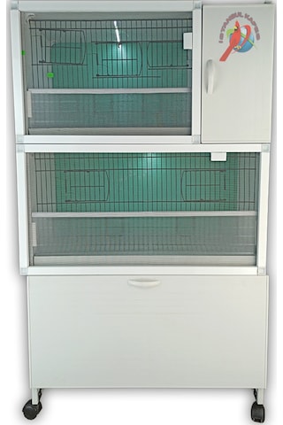 İstanbul Kafes Model 2Dys Pvc Kuş Dolabı