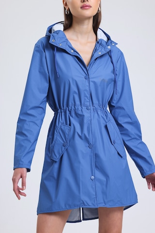 T Rain Pu Raincoat 2xl Beden Mavi Erkek Yağmurluk Mavi