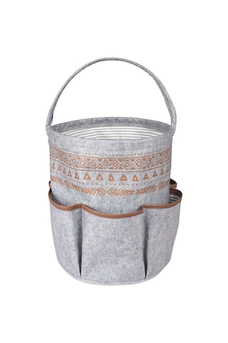 Derili 6 Cepli Sepet Organizer Çanta Gri 103914