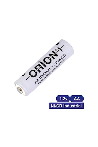 Orion 1000 mAh 1.2 V AA Ni-CD Industrial Şarj Edilebilir Kalem Pil