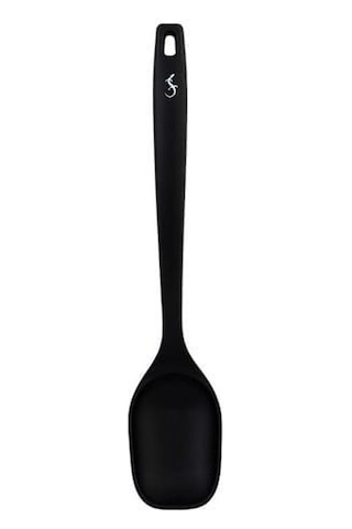 Lurch - Platin Silikon Servis Kaşığı 33,5 Cm Siyah - Yanmaz, Yapışmaz, Bükülmez, Çizmez, Tat Ve Koku Bırakmaz - 240614