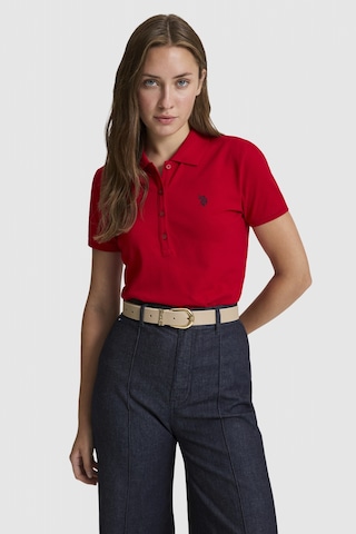 U.S. Polo Assn. U.s. Polo Assn. Kadın Kırmızı Tişört Basic 50321818-vr030 Kirmizi
