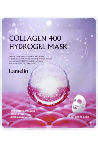 Şeffaflaşan Kolajen Kore Yüz Maskesi Collagen 400 Hydrogel Mask 1 Adet Şeffaflaşan Kolajen Kore Yüz Maskesi Collagen 400 Hydrogel Mask 1 Adet