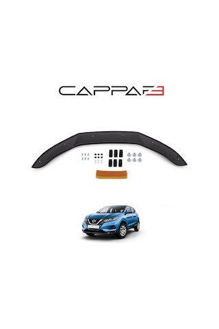 Nissan Qashqai 2017-2021 Yıl Aralığı Uyumlu Kaput Rüzgarlığı 3mm