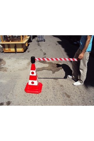 Delinatör, Koni Ve Dikme İçin İkaz Şeritli Mekanizma Sarı