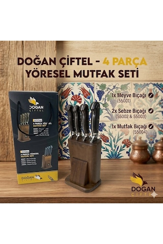4 Parça Yöresel Mutfak Seti Venge