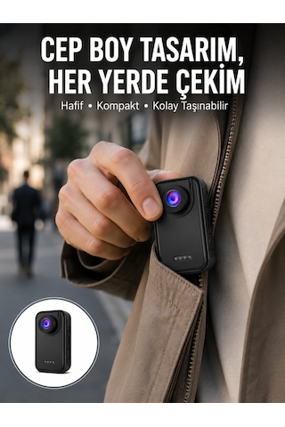 Vlog Ve Sosyal Medya Çekimleri İçin Kompakt Taşınabilir Kamera Yeni Nesil