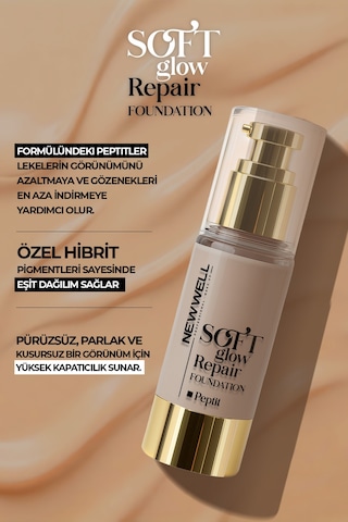 Mocha Soft Glow Repair Foundation Yumuşak Işıltılı Onarıcı Fondöten 30 Ml Biege