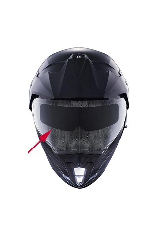 Motosiklet Kaskı Cam Yağmur Kaydırıcı Film Kask Vizör Buhar Önler