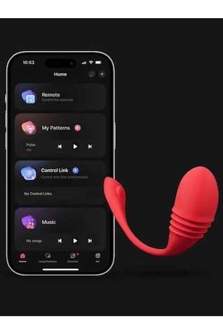Erotixshop Lovense Vulse Telefon Kontrollü Giyilebilir Ileri Geri Hareketli Vibratör