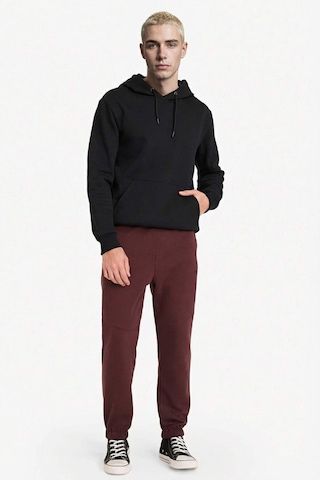 Defacto Regular Fit Beli Bağcıklı İçi Yumuşak Tüylü Paçası Lastikli Baskılı Fermuar Cepli Eşofman Altı Y5511az25aubr230 Bordo-br230