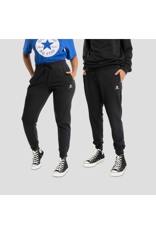 Converse Go-to Embroidered Star Chevron Unisex Siyah Eşofman Altı