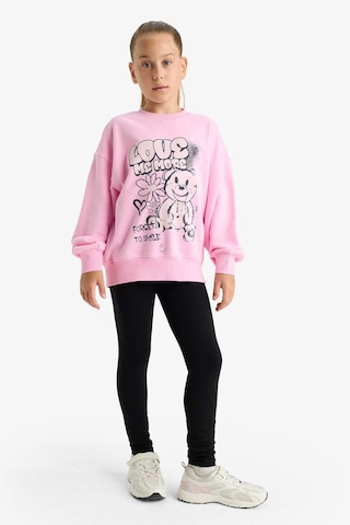 Defacto Pembe Kız Çocuk Sweatshirt E6755a8/pn666 Pembe