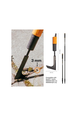 Fiskars Quikfit, 1000687 Derz Kazıyıcı, Derz Temizleyici, Cihaz B Çok Renkli