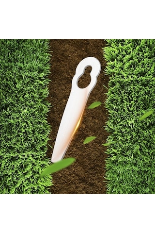 Besthome1 10 Adet Çelik Bıçaklı Makineli Çim Biçme Uç Parçaları - Hızlı Kurulum, Güvenli Kullanım, Verimli Çim Bakımı Aksesuarı