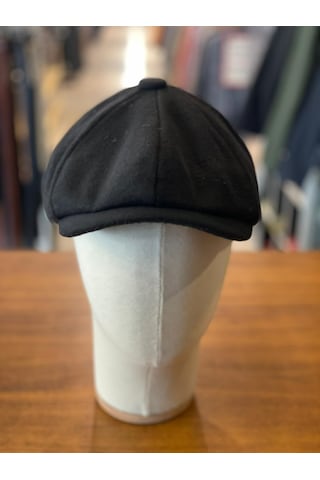 Hamze Peaky Blinders Tarz İngiliz Model Kaşe Kumaş Kasket Şapka Siyah