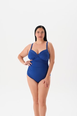 4061my Toparlayıcı Mayo Sax Mavisi Çok Renkli