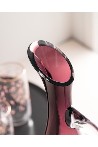 Madame Coco Trouville El Yapımı Kulplu Cam Karaf 1ksurh01381400 Ml-mürdüm