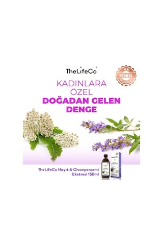 TheLifeCo Hayıt & Civanperçemi Ekstraktı 150 ML