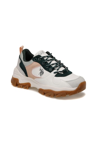 U.S. Polo Assn. 4F TRACKY 4PR Kadın Beyaz Sneaker