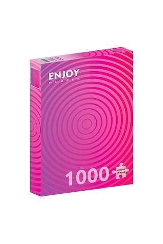 Enjoy Puzzle 1000 Parçalık Mor/Pembe Daire Gradyan Puzzle