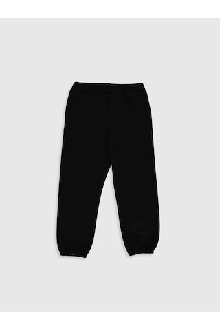 LC Waikiki Lcw Baby Siyah Beli Lastikli Basic Kız Bebek Eşofman Alt New Blakız Çocuk