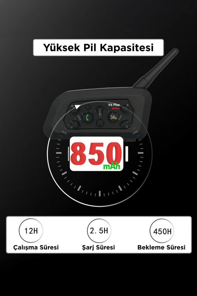 Torima Ejeas V6pro+ Double 2li Helmet İnterkom Motosiklet İntercomu Kask Kulaklığı