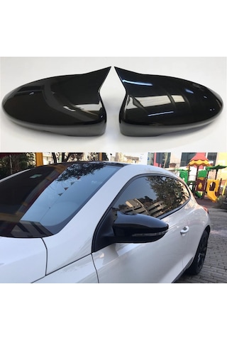 Vw Scirocco Yarasa Ayna Kapağı Batman Piano Black Parlak Siyah