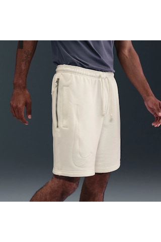 Nike Giannis Sı Fleece 8" Short Erkek Bej Şort-sportxstore Bej