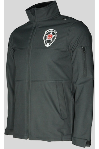 Uniprom Erkek Özel Güvenlik Softshell Mont Yeni Tip Siyah