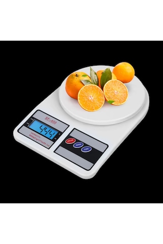 Lcd Ekranlı Dijital Hassas Mutfak Terazisi 10 Kg Kapasiteli, 1 G Hassasiyetli Elektronik Tartı
