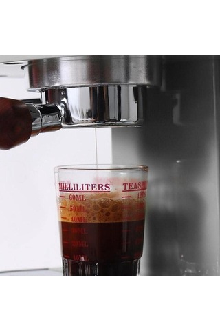 Fortunelane Kahve Makinesi Filtre Sepeti - Paslanmaz Çelik 51mm Baskılı Kahve Filtresi, Gümüş Etkisiyle Lezzeti Artırır, Dayanıkl Gümüş