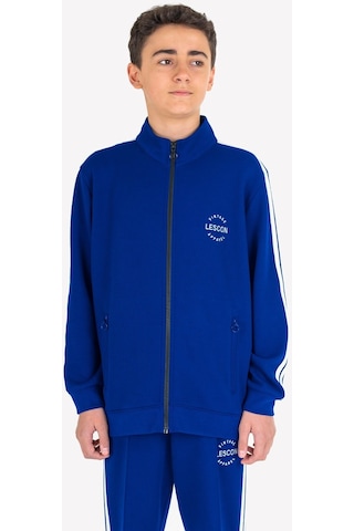 Lescon Açık Lacivert Çocuk Fermuarlı Sweatshirt 23n-3119