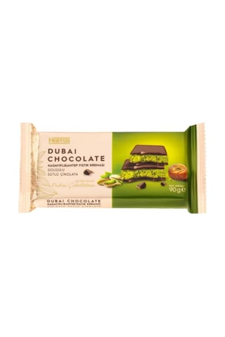 Dubai Çikolatası Kadayıf & Antep Fıstıklı Dolgulu 10 Adet X 90g