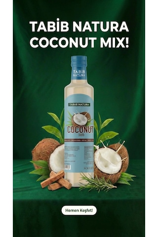 Tabib Natura Coconut Mix Hindistan Cevizi Detoxmix 250 ML