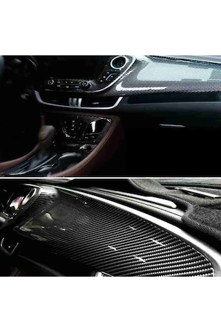 5D Hava Kanallı Ultra Parlak Kuvvetli Yapışkan Siyah Karbon Folyo