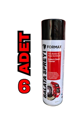 Formax Fren,balata Ve Parça Temizleme Spreyi 500 Ml 6 Adet