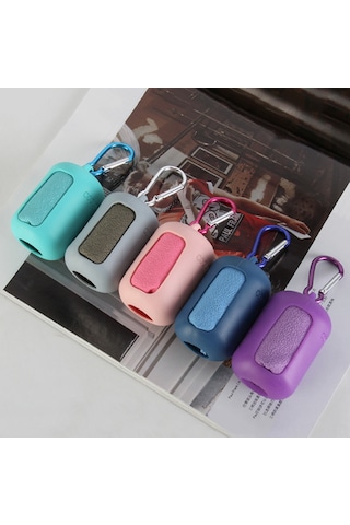 Xiyyadms Spor Ve Seyahat Için Serinletici Mikrofiber Hızlı Kuruyan Havlu Silikon Kılıflı Mor 30x90 Cm Yeni Set Çok Renkli