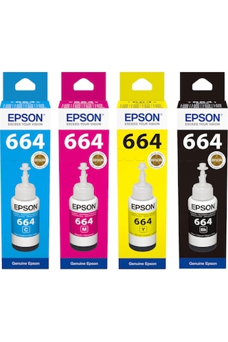 Epson EcoTank L300 / 664 Mürekkep Kartuş Takımı 70ml